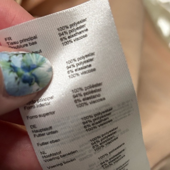 MAJE Ripaillette Sequin Mini Dress Size 34 XS Cocktail Formal Gold Plunge - Picture 8 of 9